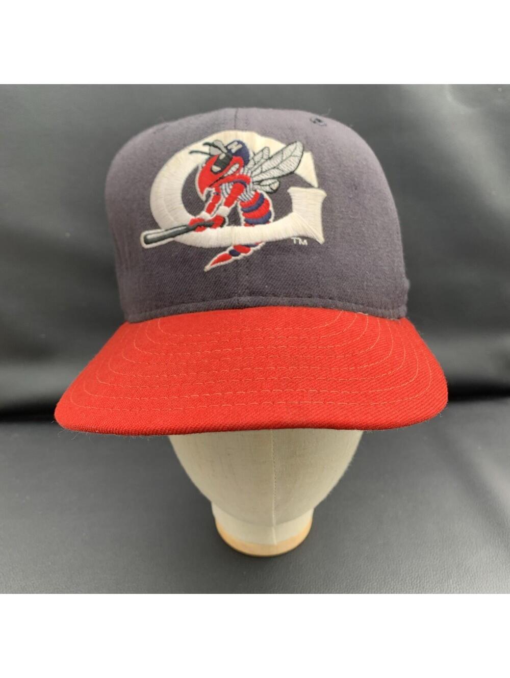 Vintage Greensboro Hornets New Era Retro Classic Fitted Hat Cap MiLB 7 1/4